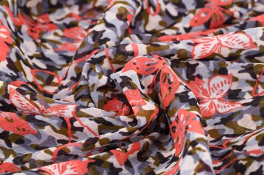 renkli kumaş dokusu