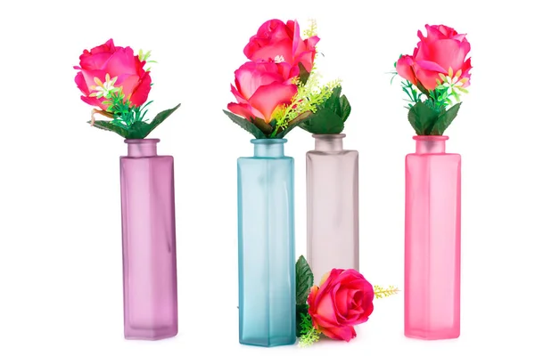 Rosas em vasos — Fotografia de Stock