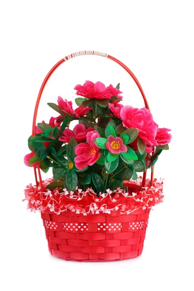 Flores em Basket — Fotografia de Stock