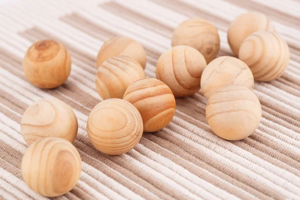 Bolas de madera — Foto de Stock