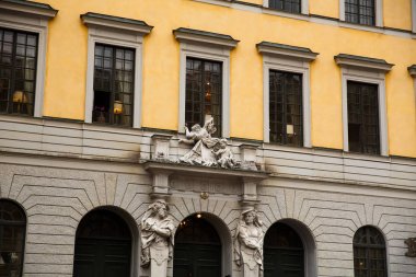 Stockholm 'deki eski bir kasaba.