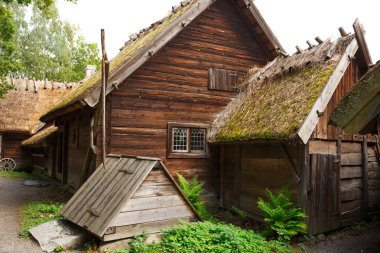 İsveç'te geleneksel çiftlik evi