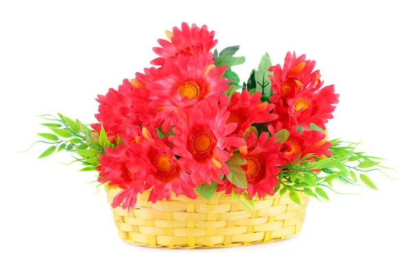 Flores em Basket — Fotografia de Stock