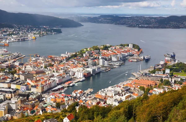 Bergen city — Stockfoto