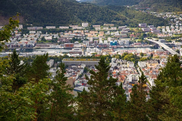 Miasta Bergen — Zdjęcie stockowe
