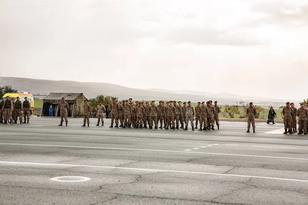 Присяга день в армії Кіпру — стокове фото