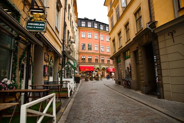 Oude stad in Stockholm — Stockfoto