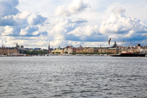 Widok na miasto Sztokholm — Zdjęcie stockowe