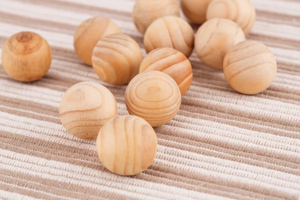 Wooden balls — Stock Photo, Image