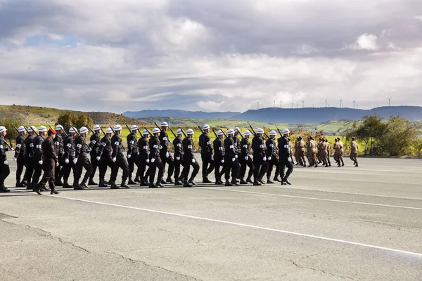 Dia de juramento no exército de Chipre — Fotografia de Stock