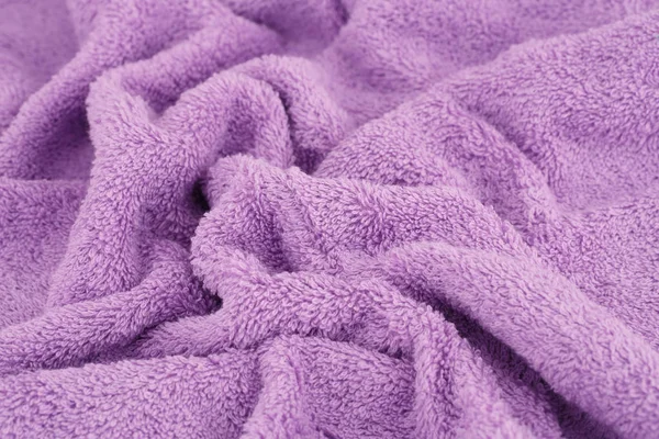 紫色毛巾纹理作为背景 — 图库照片