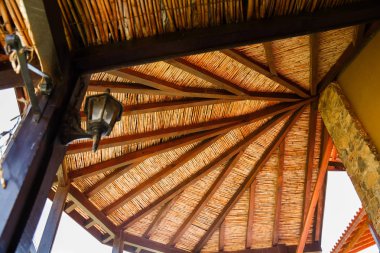 Eski Kakopetria köyünde, Kıbrıs bina tavan.