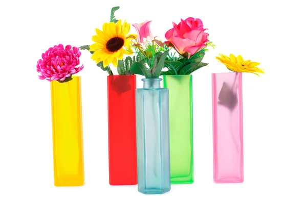 Квіти у вазах — стокове фото