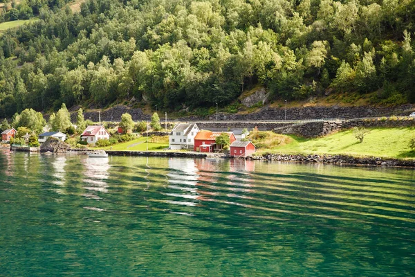 Χωριό στη Νορβηγία — Φωτογραφία Αρχείου