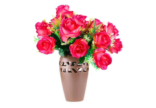 Rose in vaso — Foto Stock