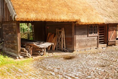 İsveç'te geleneksel çiftlik evi