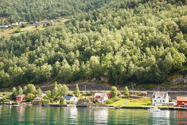 Vesnice v Norsku — Stock fotografie