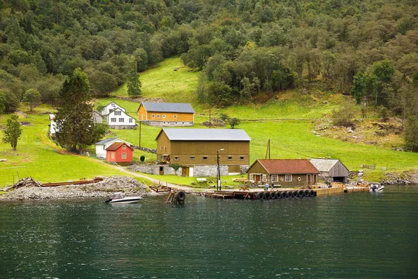 在挪威的村庄 — 图库照片