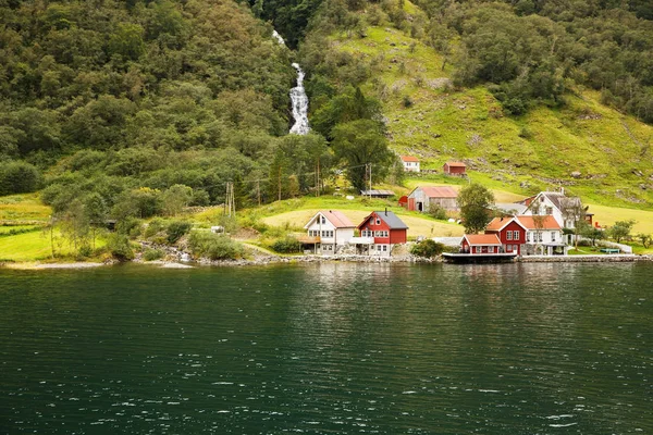 在挪威的村庄 — 图库照片