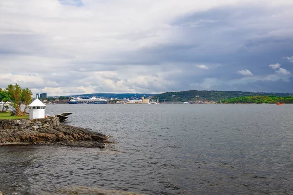 Litoral em Oslo — Fotografia de Stock