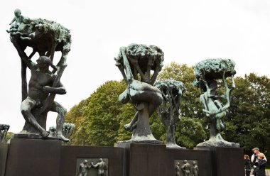 Gustav Vigeland tarafından heykeller