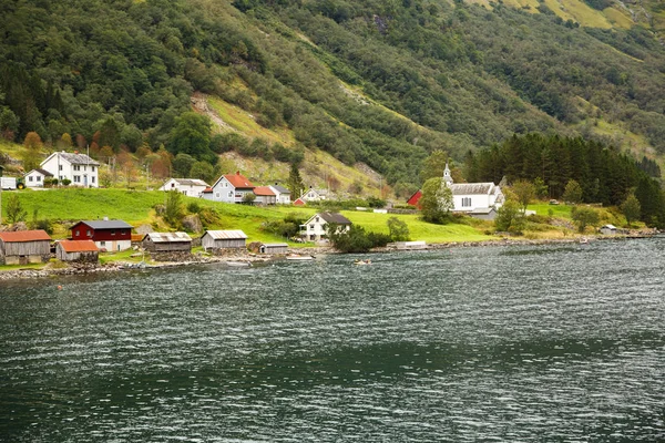 Vesnice v Norsku — Stock fotografie