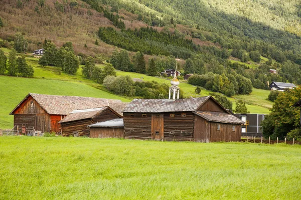 Norveç'te kırsal yer — Stok fotoğraf