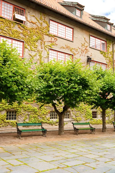 Gebäude im nordischen Volkskundemuseum — Stockfoto