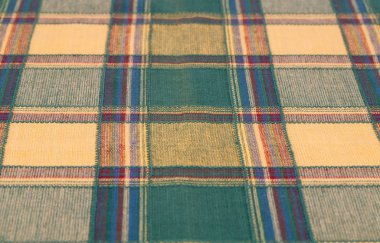 Damalı masa örtüsü doku arka plan, portre resim olarak.