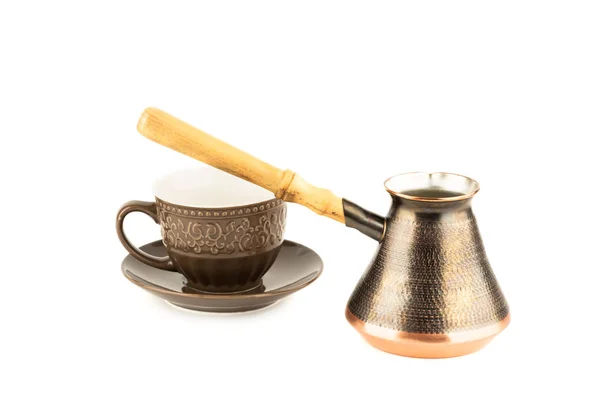 Jazve café armênio e xícara — Fotografia de Stock