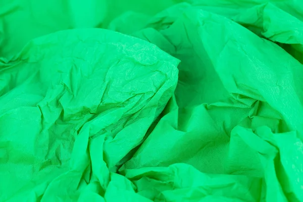 Papel crepé verde — Foto de Stock