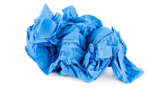 Papel crepé azul — Foto de Stock