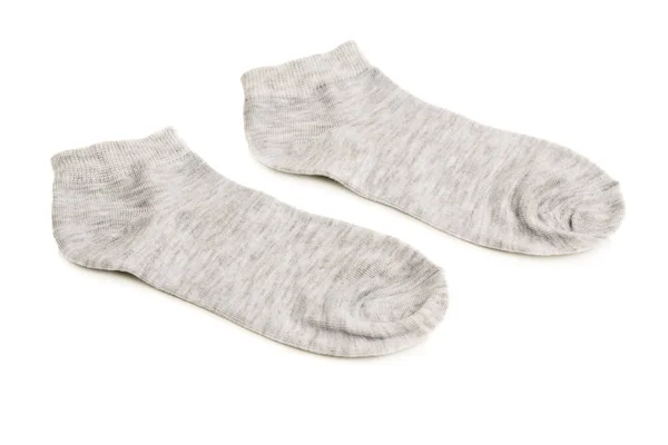 Graue Socken — Stockfoto