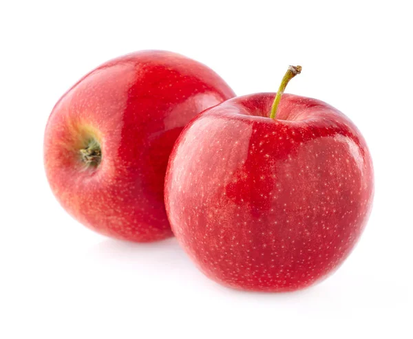 Rote Äpfel in Großaufnahme — Stockfoto