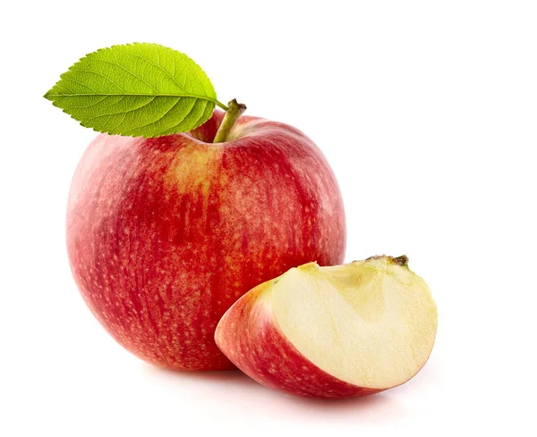 Apple with slice — Stock Photo, Image