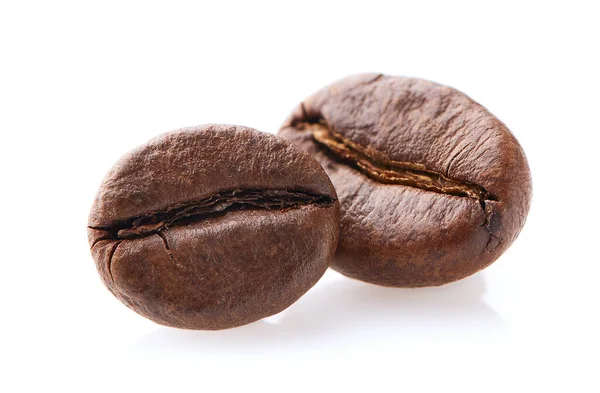 Coffee Beans Closeup White Background — Stock Photo, Image