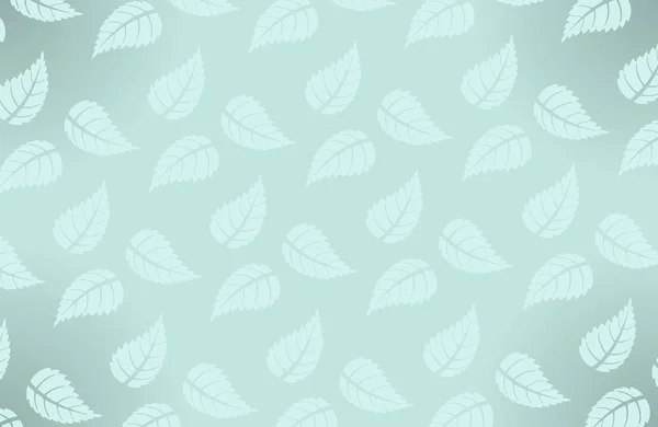 Einfaches hawaiisches Muster mit Blättern — Stockvektor