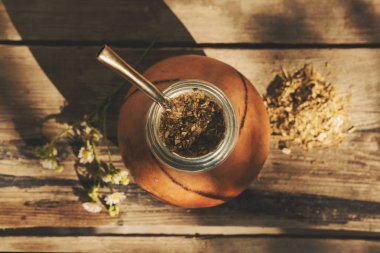 Arjantinli yerba dostum içki 