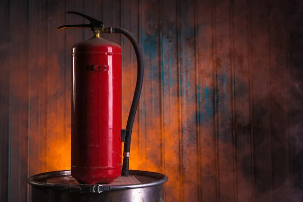 Κόκκινο πυροσβεστήρα — Φωτογραφία Αρχείου