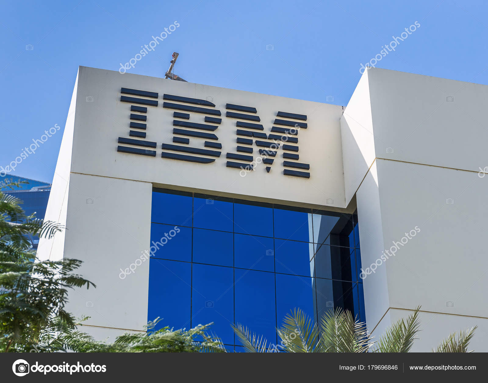 Dubai Birleşik Arap Emirlikleri Aralık 2017 Şareti Ibm Ofis Binası