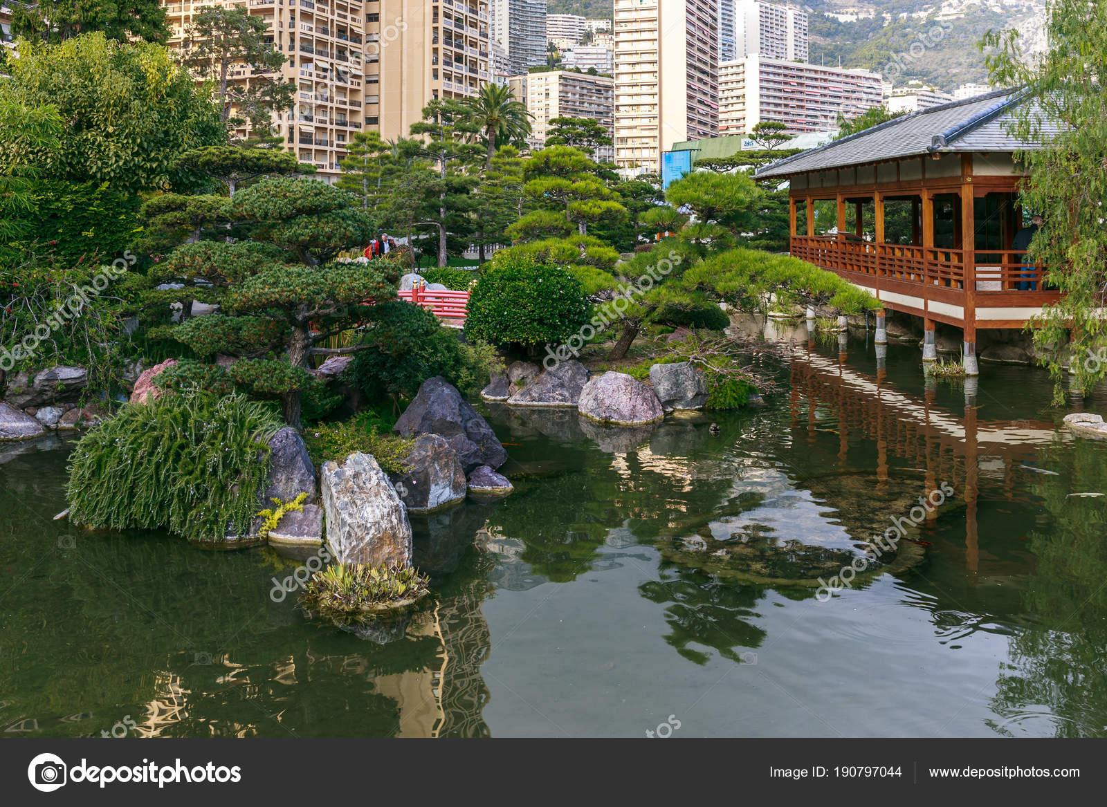 Monte Carlo Monaco November 2014 Japanese Garden Monte Carlo