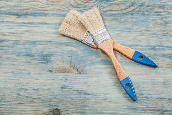 Pair of Paint brushes — Stock Photo, Image