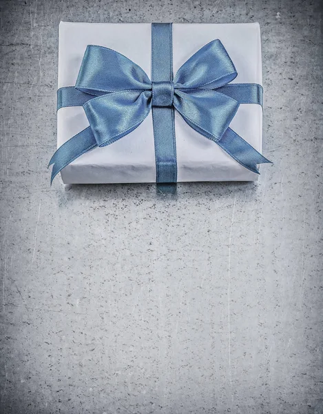 サテン リボン付きプレゼント ボックス — ストック写真