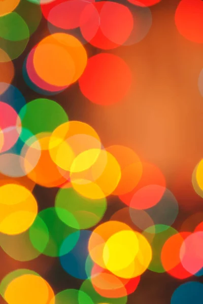 Bunte Bokeh-Lichter — Stockfoto