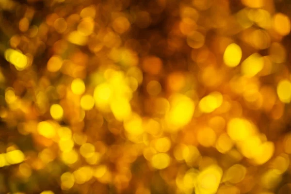 Golden bokeh lights — Stock Photo, Image