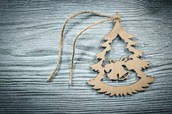 Antika ahşap Noel ağacı süsle