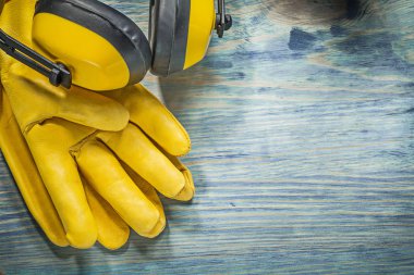 Ahşap Pano malzemeleri üzerinde etkilidirler deri sarı koruyucu eldiven