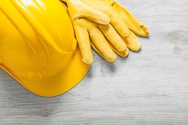 Sarı Sabit hat deri Emanet eldiven ahşap tahtası dayanıklı