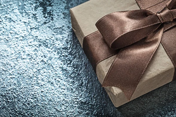 검은 배경 휴일 개념에 선물 상자 — 스톡 사진