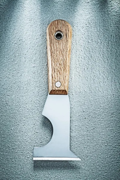 A Beton felület felett épület építési spatula — Stock Fotó